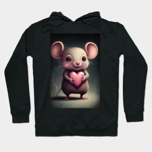 Valentine Mouse Hoodie